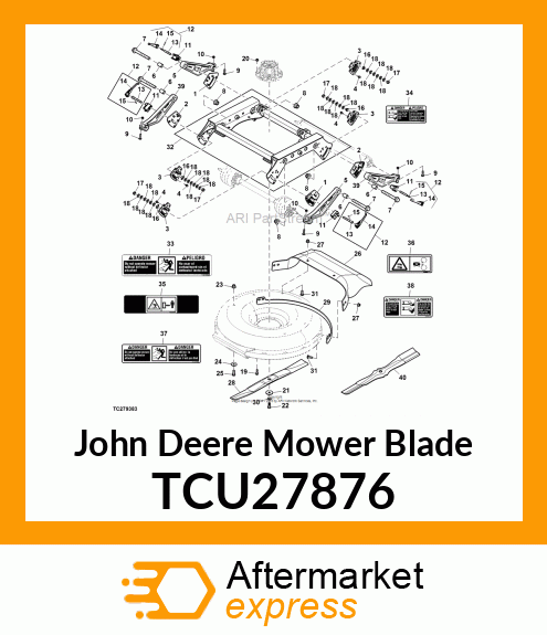 BLADE, 27" MULCH TCU27876