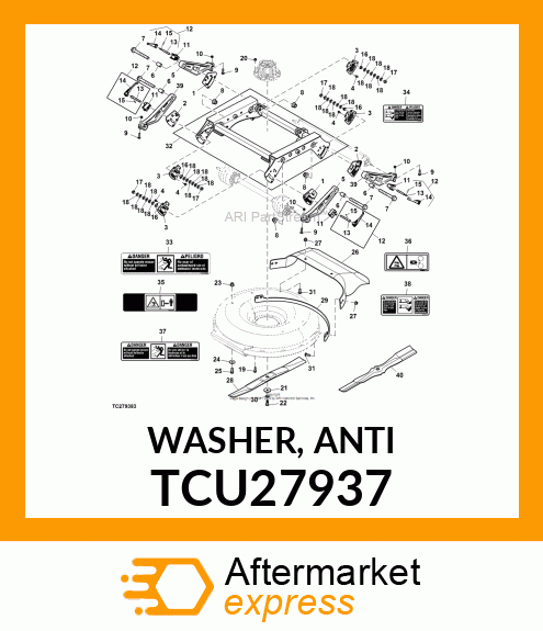 WASHER, ANTI TCU27937