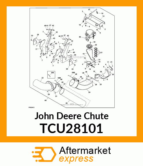 CHUTE, UPPER MCS TCU28101