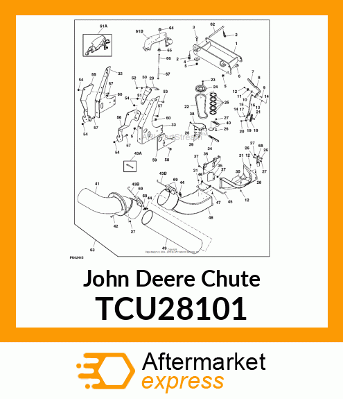 CHUTE, UPPER MCS TCU28101