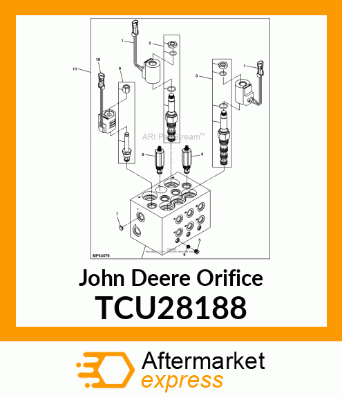 ORIFICE, 0.078" TCU28188