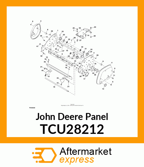 PANEL PLATE (LH, PAINTED) TCU28212