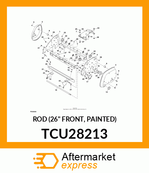 ROD (26" FRONT, PAINTED) TCU28213