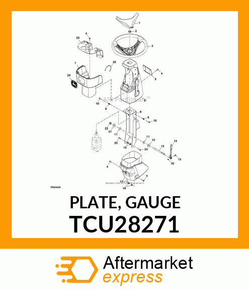 PLATE, GAUGE TCU28271