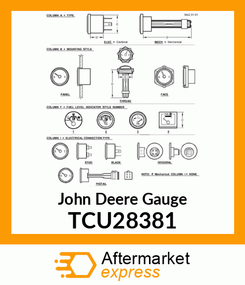 GAUGE, FUEL TCU28381