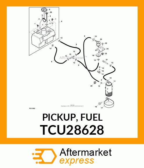 PICKUP, FUEL TCU28628