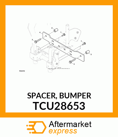 SPACER, BUMPER TCU28653