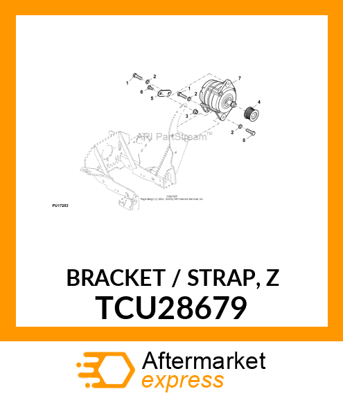 BRACKET / STRAP, Z TCU28679