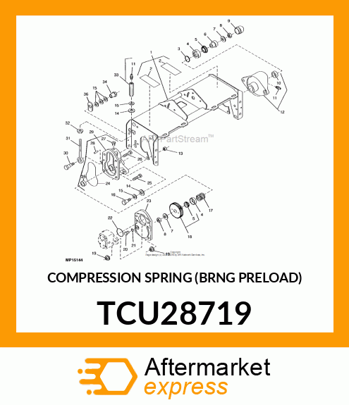 COMPRESSION SPRING (BRNG PRELOAD) TCU28719