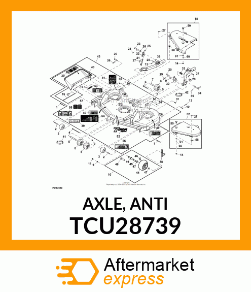 AXLE, ANTI TCU28739