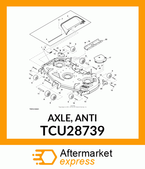 AXLE, ANTI TCU28739