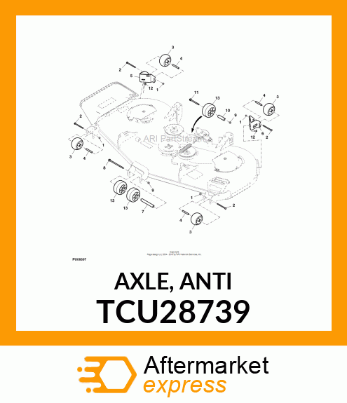 AXLE, ANTI TCU28739