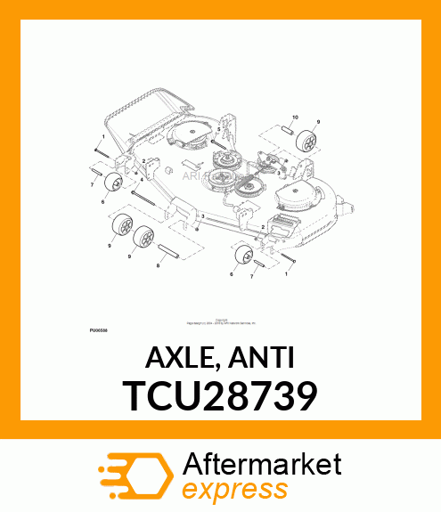 AXLE, ANTI TCU28739