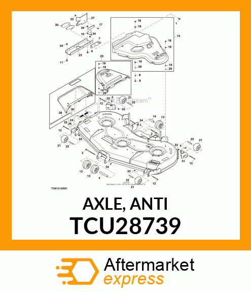 AXLE, ANTI TCU28739