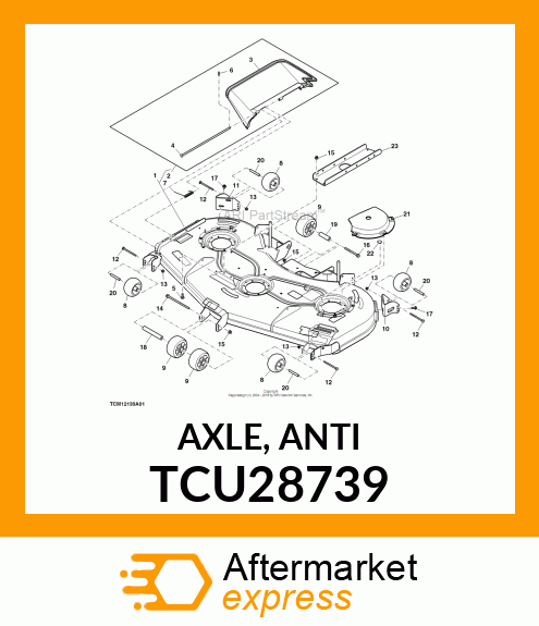 AXLE, ANTI TCU28739