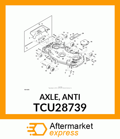 AXLE, ANTI TCU28739