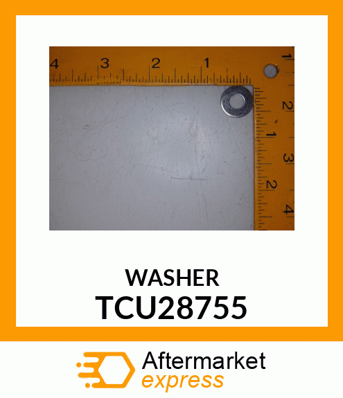 WASHER, 1/4 SAE FLAT TCU28755