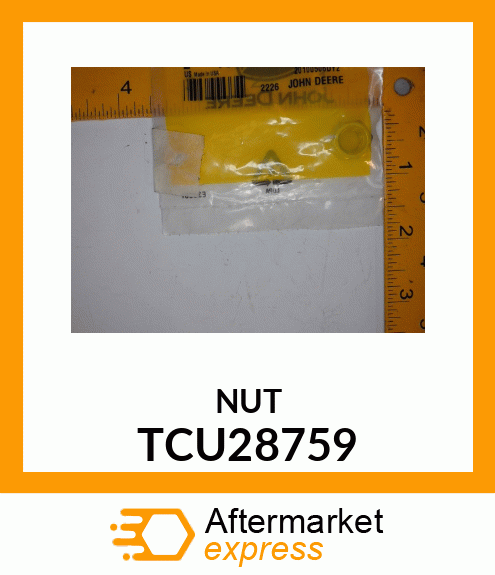 NUT, 3/8 X 16 CENTER LOCK TCU28759