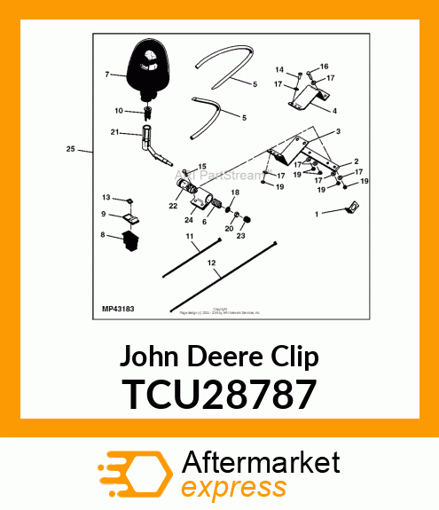 BRACKET, BEACON EXTENSION TCU28787