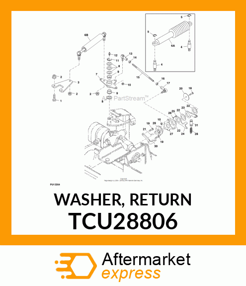 WASHER, RETURN TCU28806