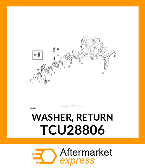 WASHER, RETURN TCU28806