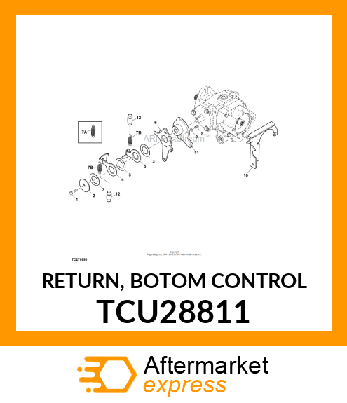 RETURN, BOTOM CONTROL TCU28811