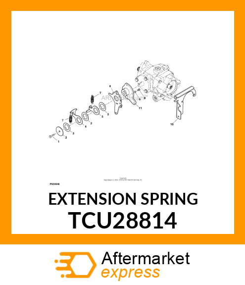 EXTENSION SPRING TCU28814