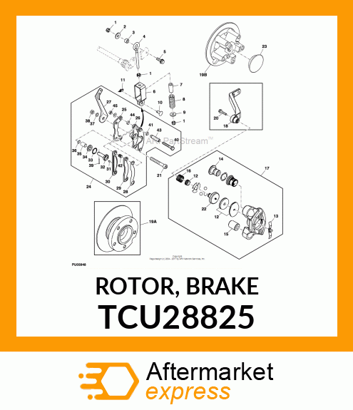 ROTOR, BRAKE TCU28825