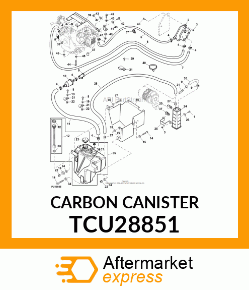 CARBON CANISTER TCU28851