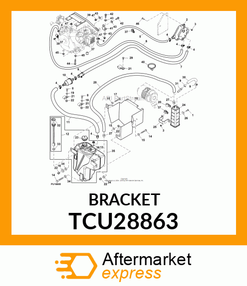 BRACKET TCU28863