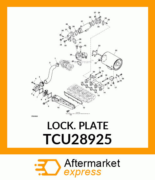 LOCK PLATE TCU28925