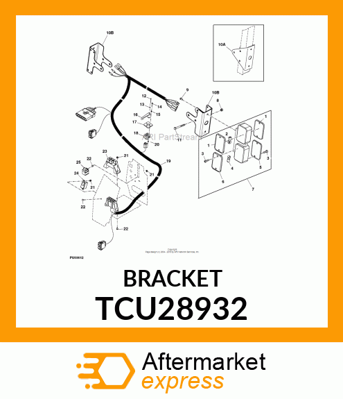 BRACKET TCU28932