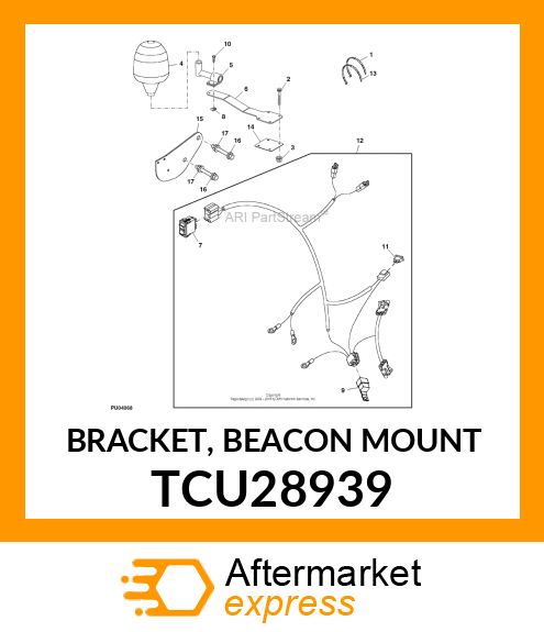 BRACKET, BEACON MOUNT TCU28939