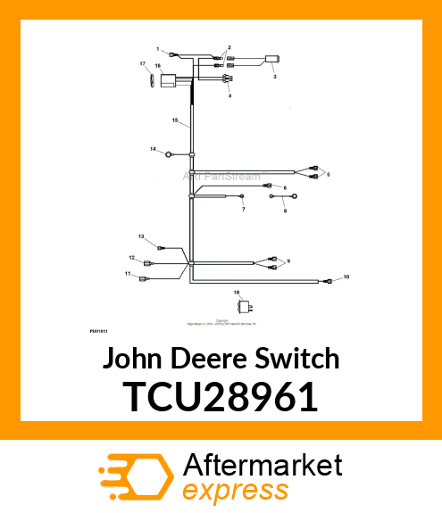 SWITCH, IGNITION 1200 HYDRO TCU28961