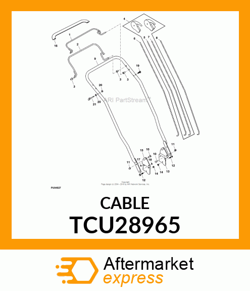 CABLE, THROTTLE TCU28965