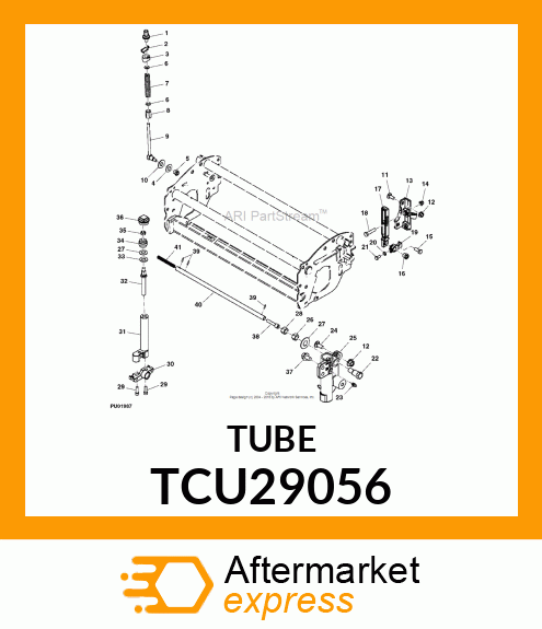 TUBE (ADJUSTER, 26", PAINTED) TCU29056