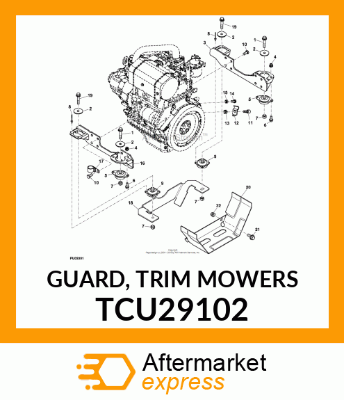 GUARD, TRIM MOWERS TCU29102