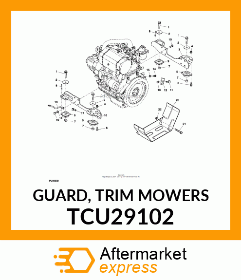 GUARD, TRIM MOWERS TCU29102