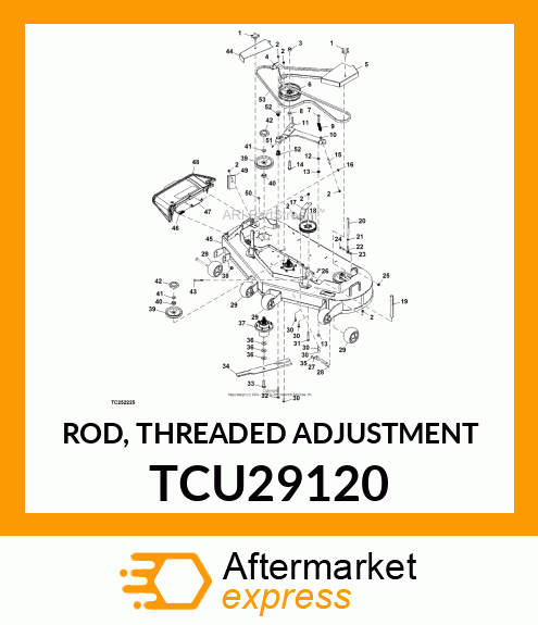 ROD, THREADED ADJUSTMENT TCU29120