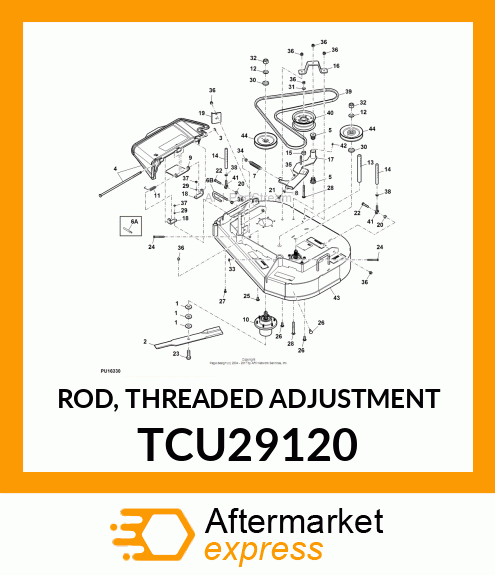 ROD, THREADED ADJUSTMENT TCU29120