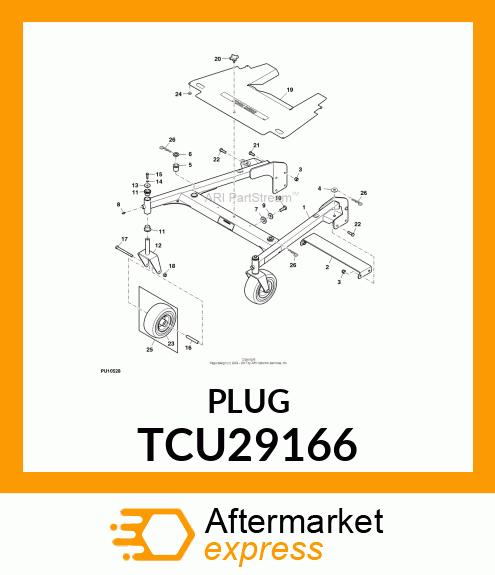 GROMMET, BUMPER TCU29166