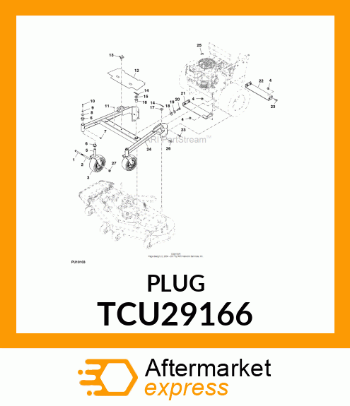 GROMMET, BUMPER TCU29166