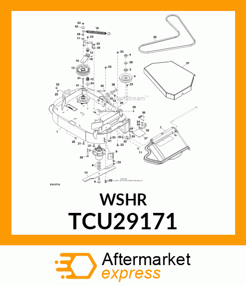 WASHER, .630X1.50X.250 FLAT Y TCU29171