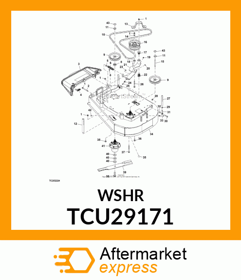 WASHER, .630X1.50X.250 FLAT Y TCU29171