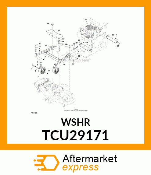 WASHER, .630X1.50X.250 FLAT Y TCU29171