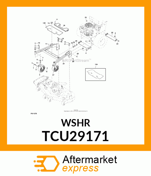 WASHER, .630X1.50X.250 FLAT Y TCU29171