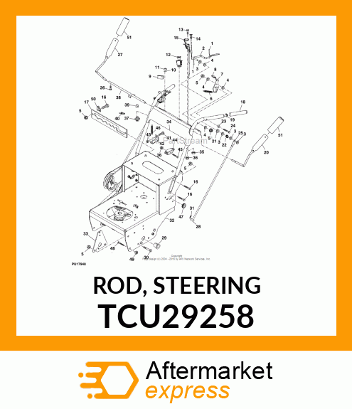 ROD, STEERING TCU29258