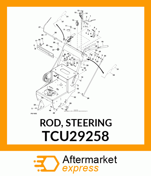 ROD, STEERING TCU29258