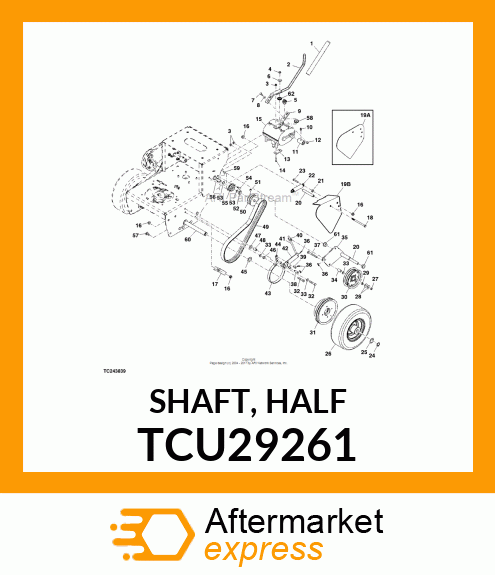 SHAFT, HALF TCU29261