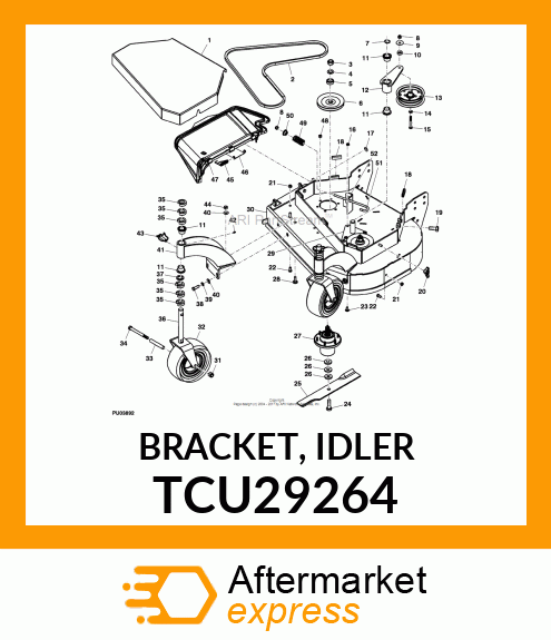 BRACKET, IDLER TCU29264